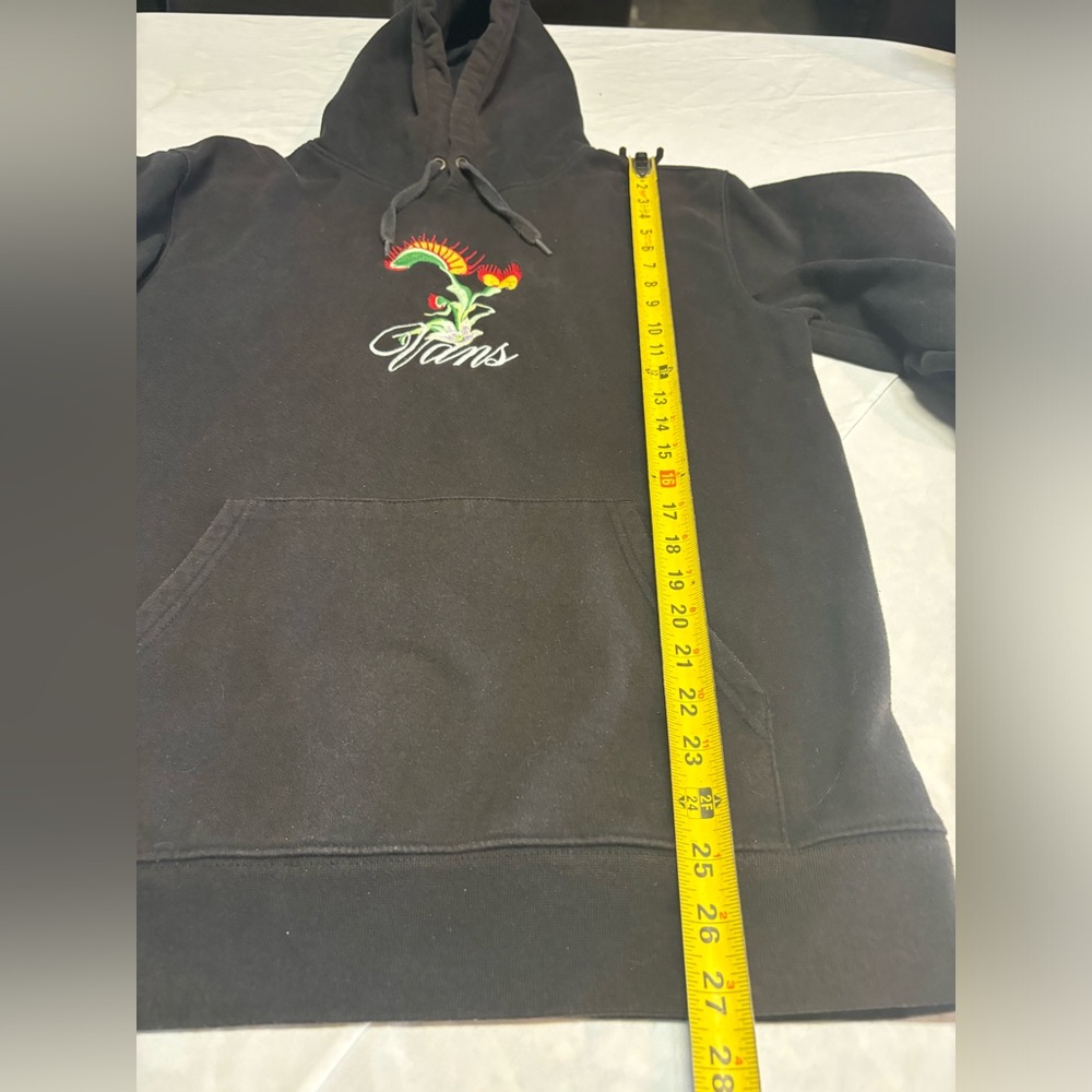 Vans Off The Wall Hoodie Sweatshirt Men Sz‎ M Venus Fly Trap Skater Embroidered - Picture 4 of 16